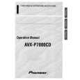 PIONEER AVX-P7000CD Instrukcja Obsługi