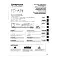 PIONEER PD-AP1 Instrukcja Obsługi