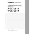PIONEER VSX-D914 Instrukcja Obsługi