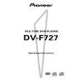 PIONEER DV-F727 Instrukcja Obsługi