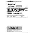PIONEER DEH-P7600MPUC Instrukcja Serwisowa