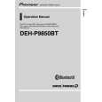 PIONEER DEHP9850BT Instrukcja Obsługi