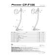 PIONEER CP-F100/XCN Instrukcja Obsługi