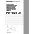 PIONEER PDP-S20-LR Instrukcja Obsługi