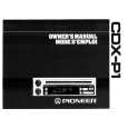 PIONEER CDX-P1 Instrukcja Obsługi