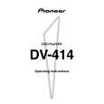 PIONEER DV414 Instrukcja Obsługi