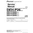 PIONEER DEH-P265012 Instrukcja Serwisowa