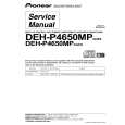 PIONEER DEH-P4650MP-3 Instrukcja Serwisowa